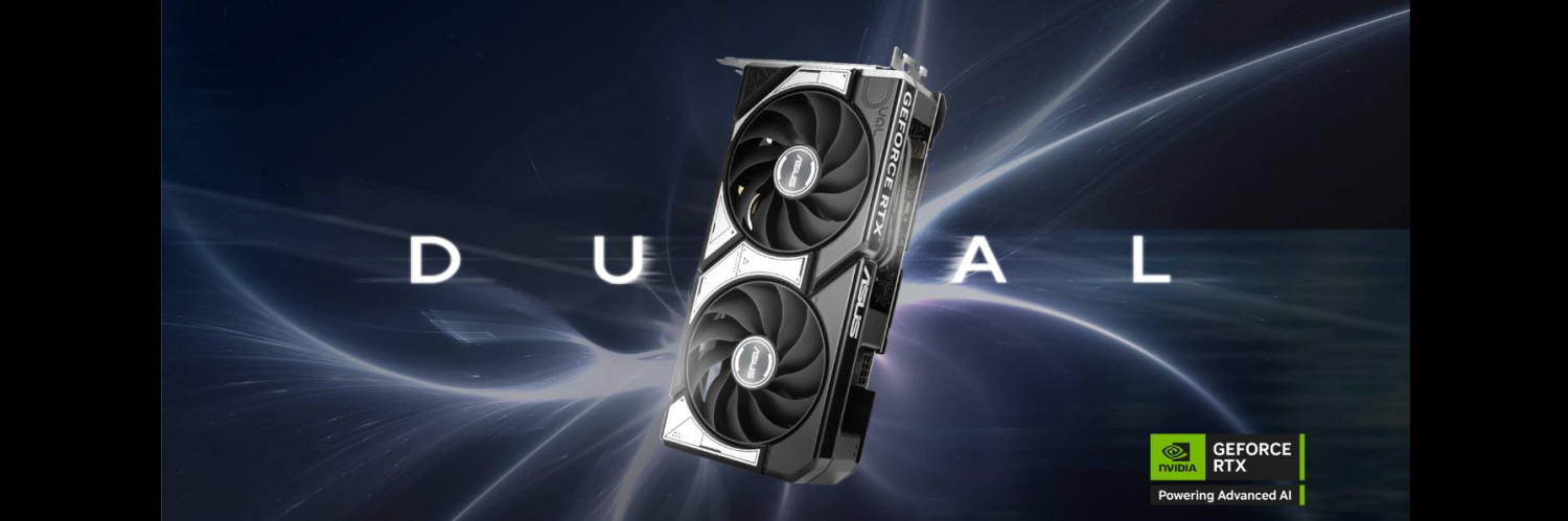 ASUS RTX 5060TI 8GB DUAL OC Banner 1