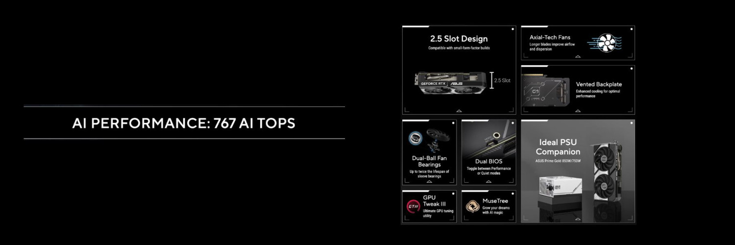 ASUS RTX 5060TI 16GB DUAL OC Banner 1
