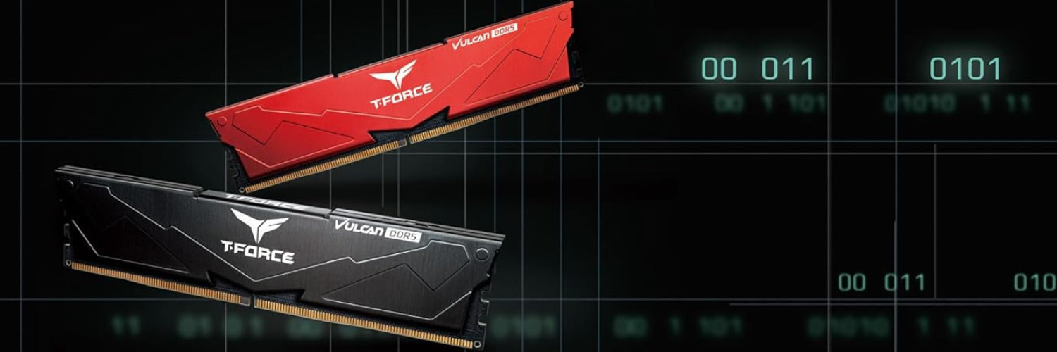 TEAMGROUP T-Force Vulcan 16GB 5200MHz DDR5 Banner 1