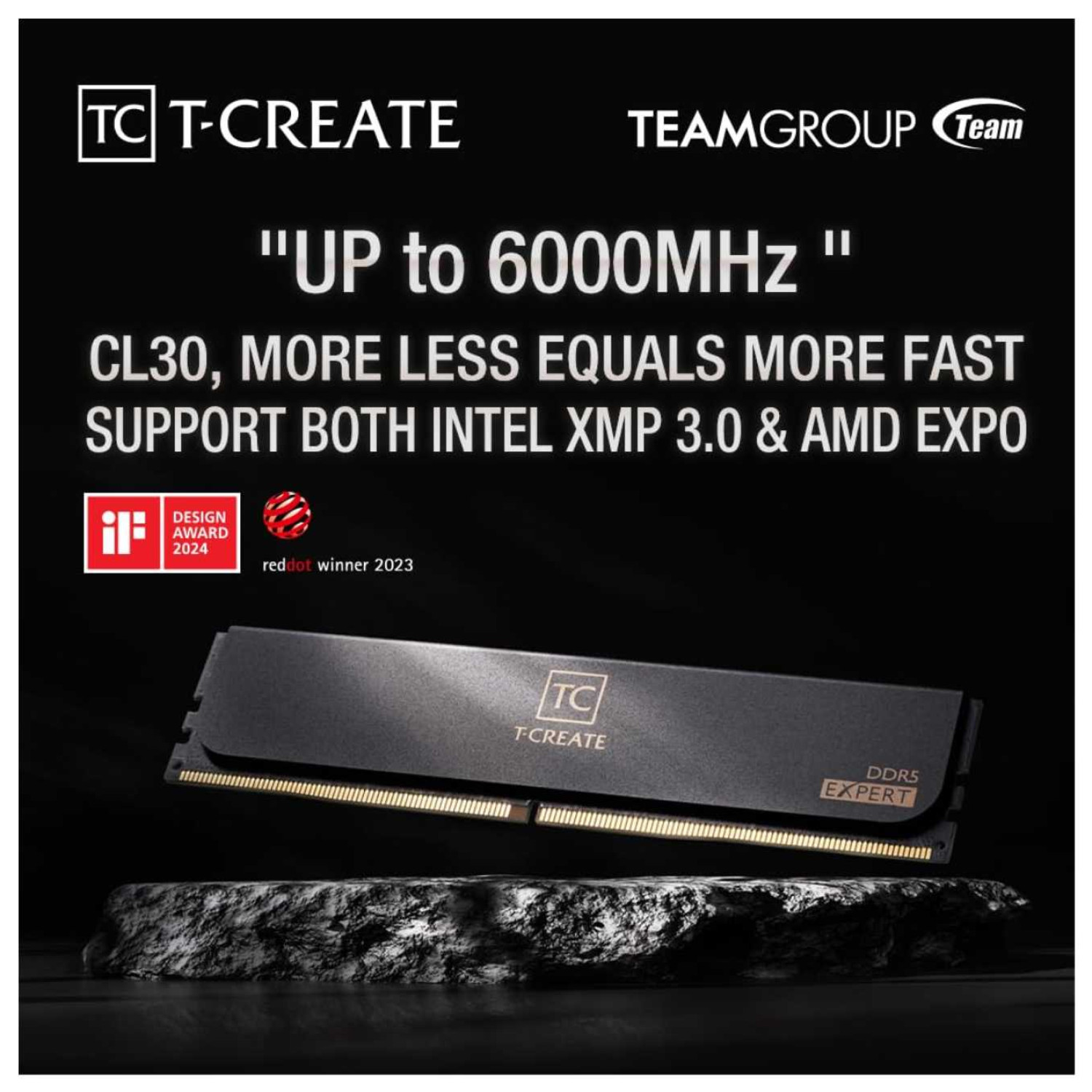 TeamGroup T-Create Expert 2x16GB 6000MHz White 32GB DDR5