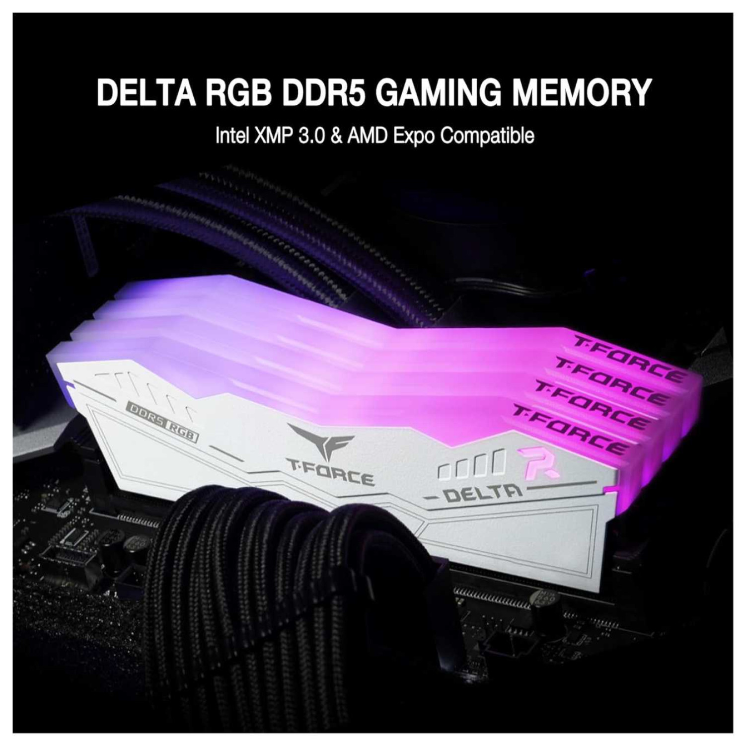 TeamGroup T-Force Delta RGB 2x16GB 3200MHz DDR4 White